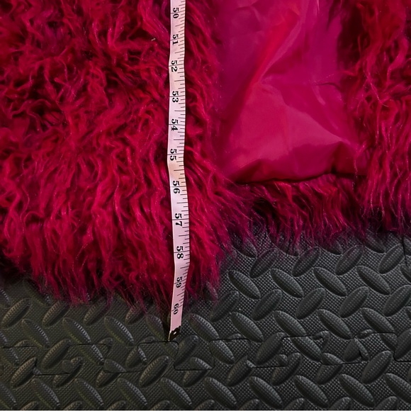 Pink Ombre Faux Fur Coat - Picture 10 of 11